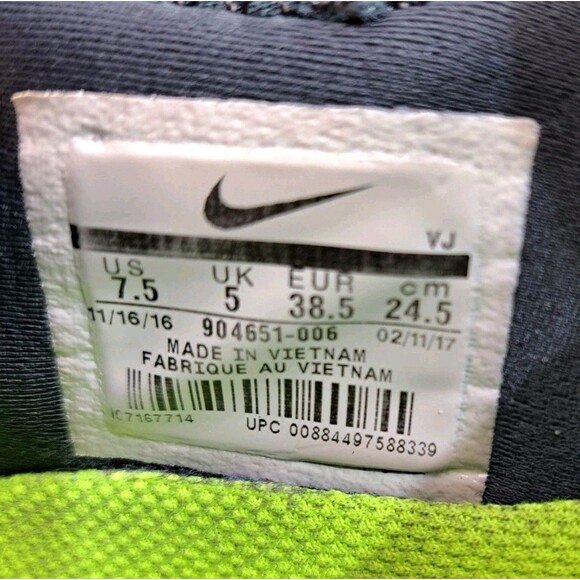 Nike Free Trainer 7 TR7 Anthracite Marble Women's Size 7.5 Lace Up Running Shoes - Picture 8 of 8